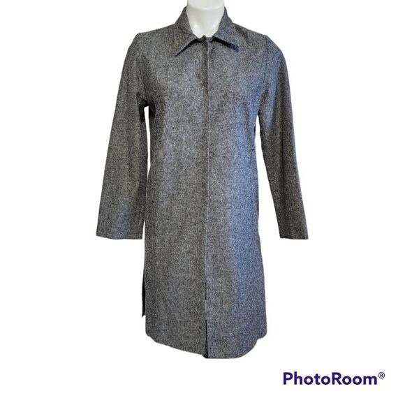 FTX Woman woolblend gray duster jacket - Picture 1 of 6